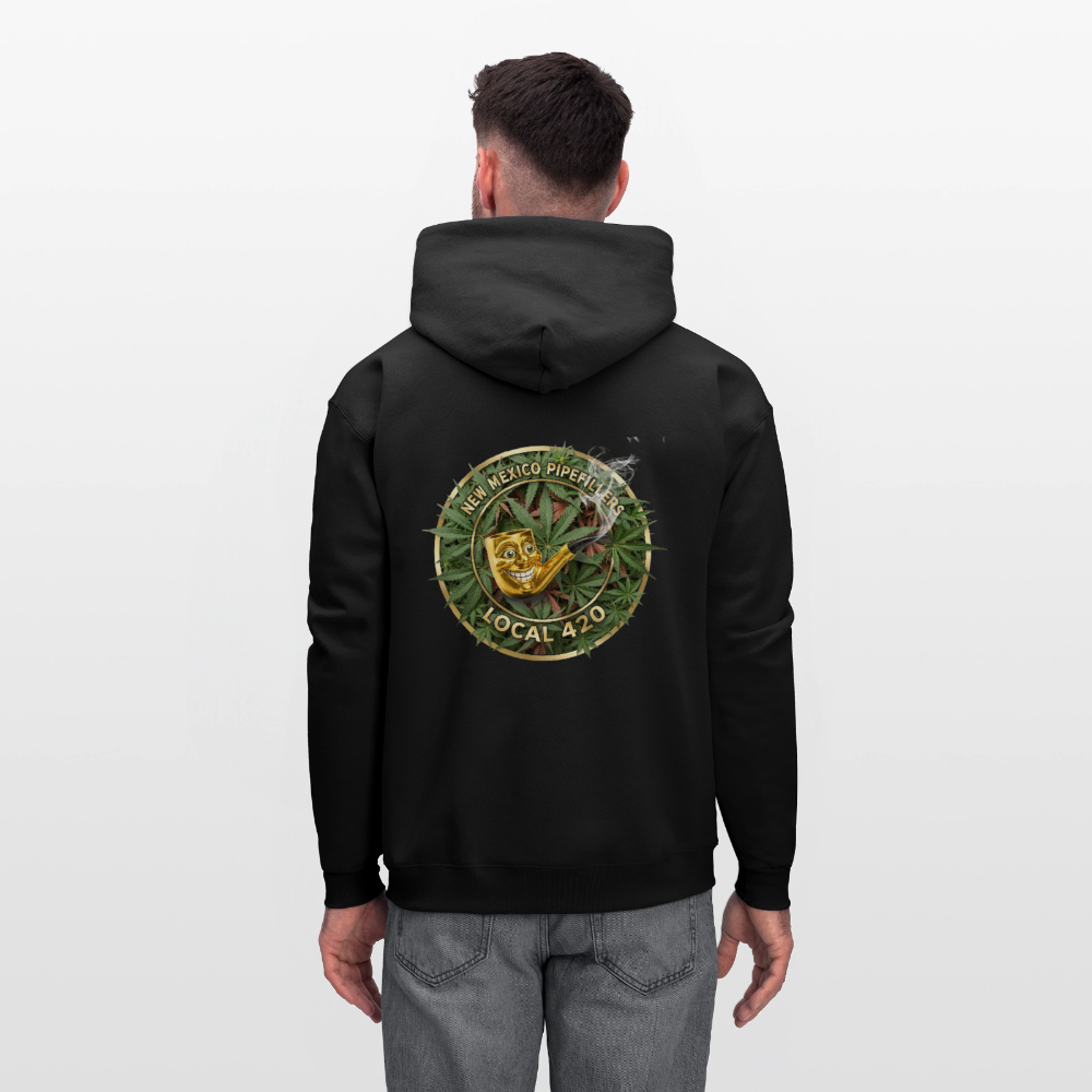 NEW MEXICO PIPEFILLERS LOCAL 420 Men's Hoodie - black