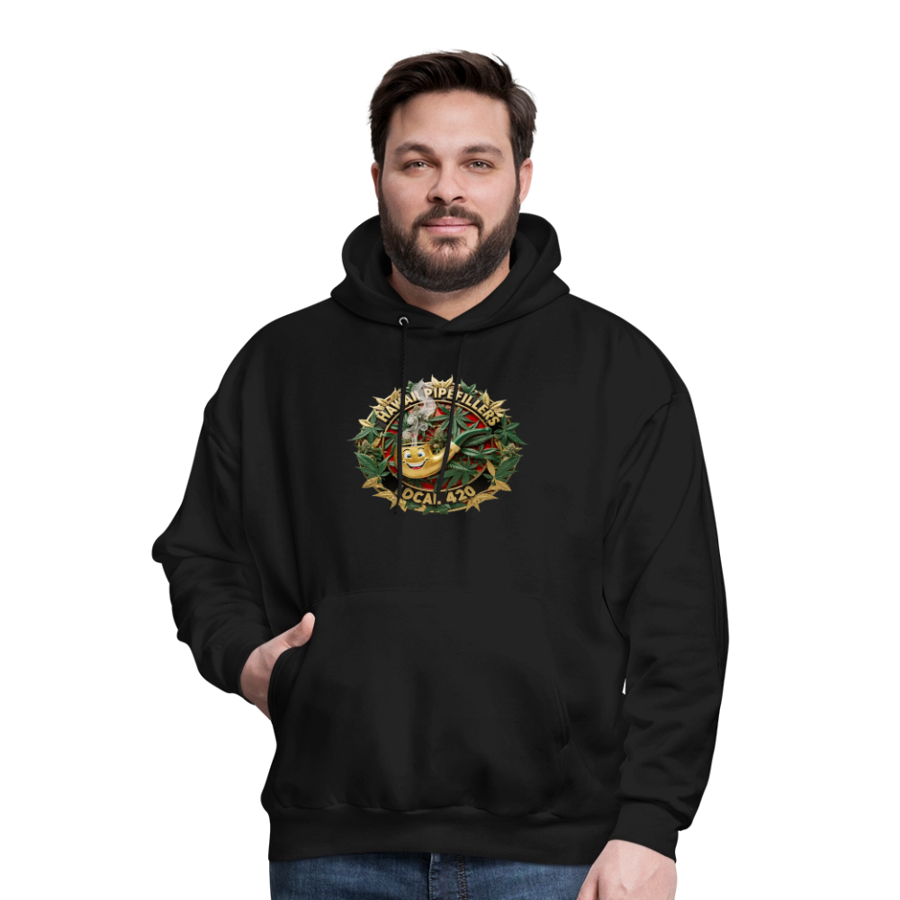 HAWAII PIPEFILLERS LOCAL 420 F/B DESIGN Men's Hoodie - black