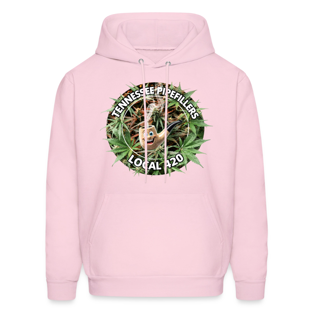 TENNESSEE PIPEFILLERS LOCAL 420 Men's  Hoodie - pale pink
