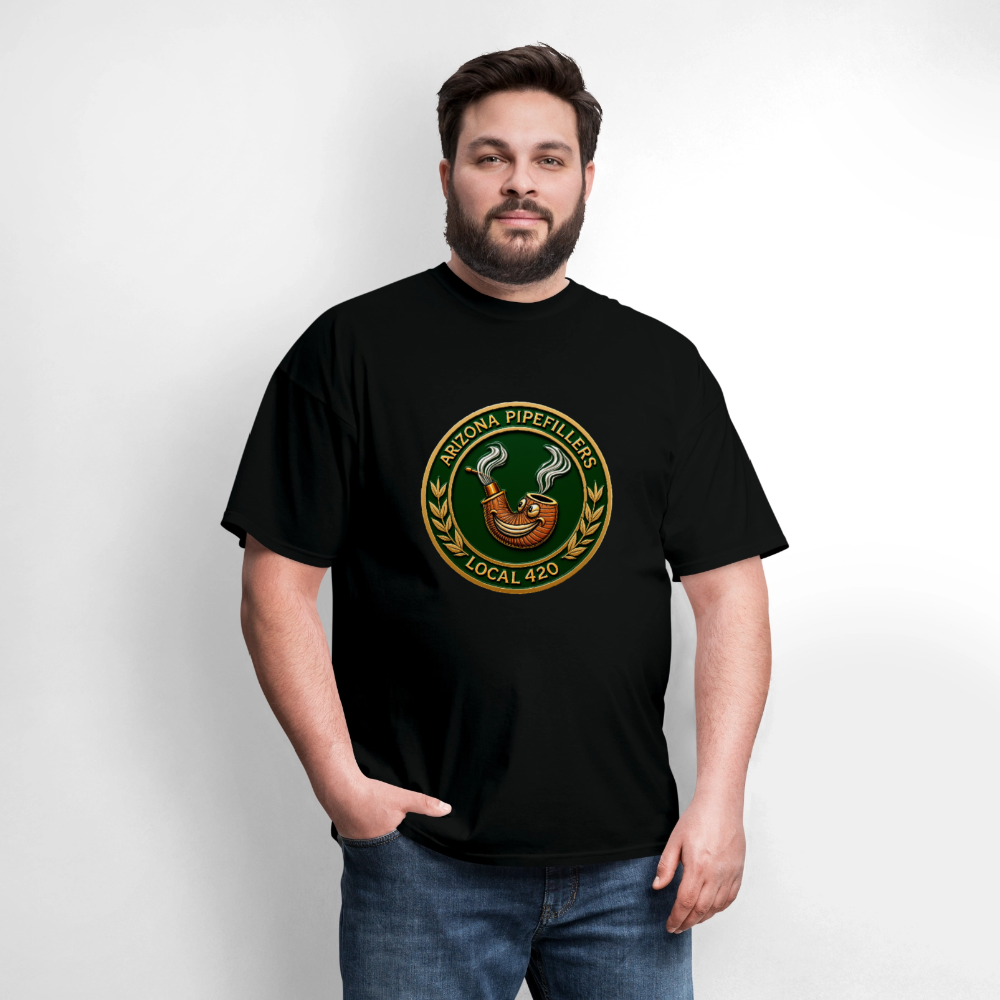 ARIZONIA PIPEFILLERS LOCAL 420 F/B DESIGN Men's T-Shirt - black