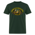 CONNECTICUT PIPEFILLERD LOCAL 420Men's T-Shirt - forest green