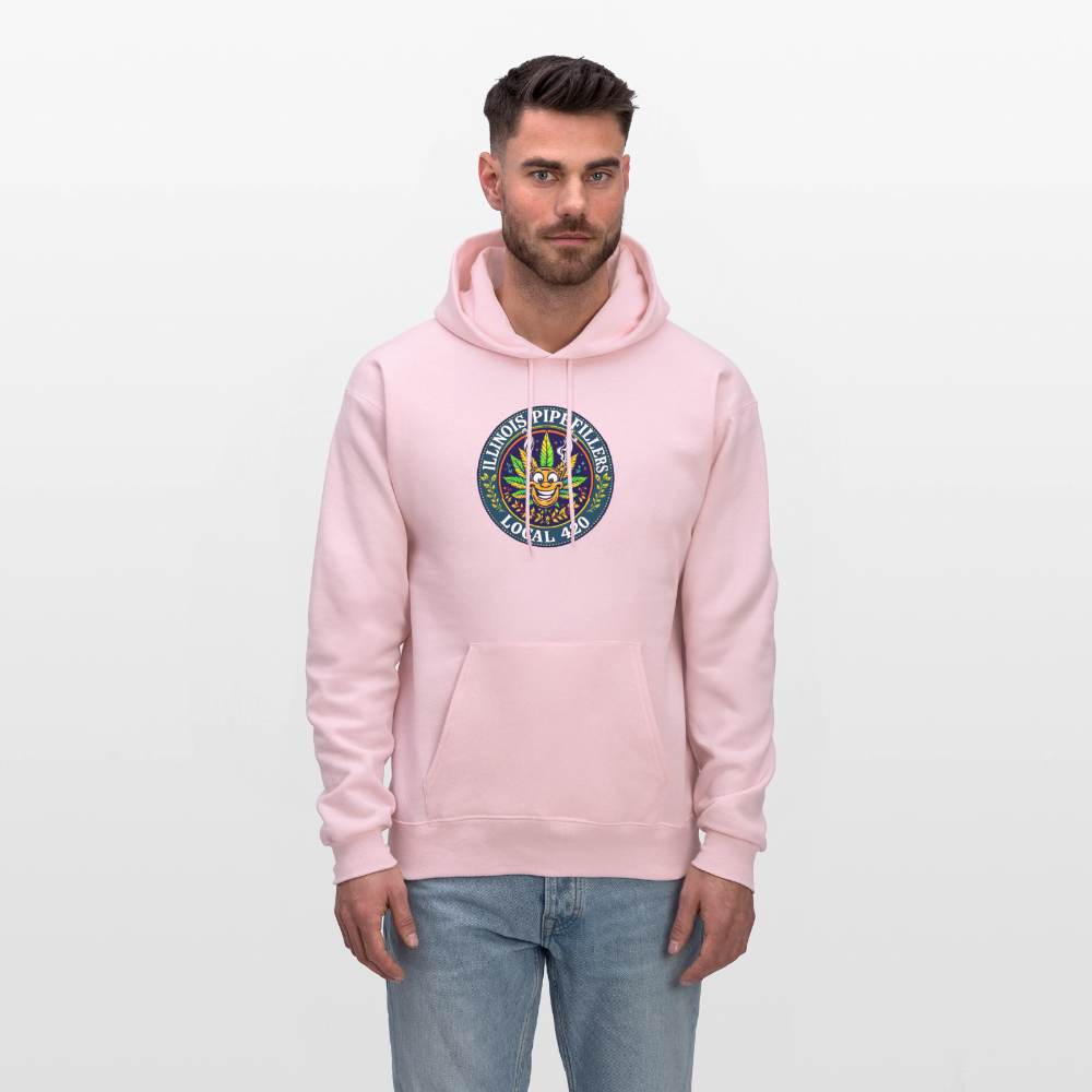 ILLINOIS PIPEFILLERS LOCAL 420 Men's Hoodie - pale pink