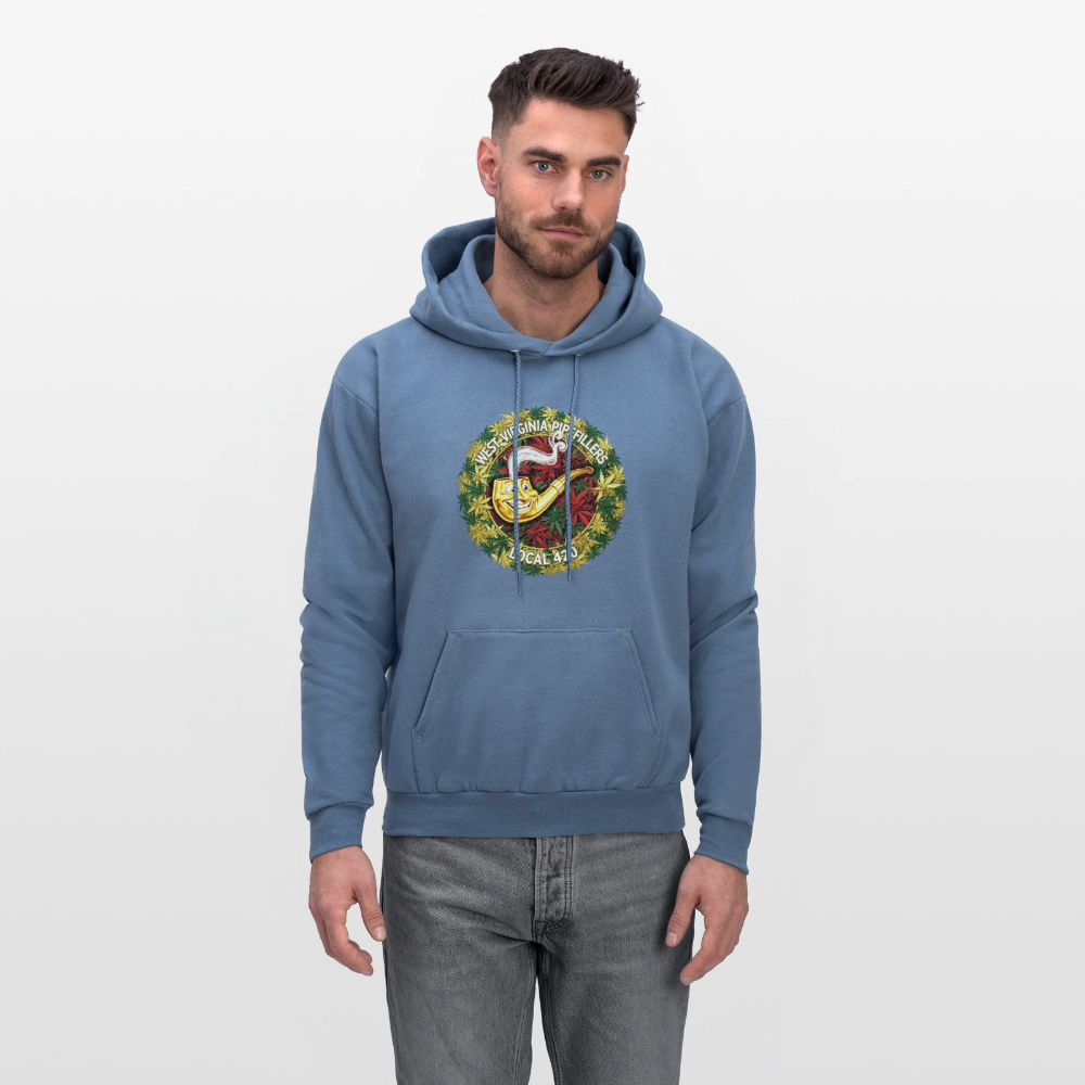 WEST VIRGINIA PIPIEFILLERS LOCAL 420 Men's Hoodie - denim blue