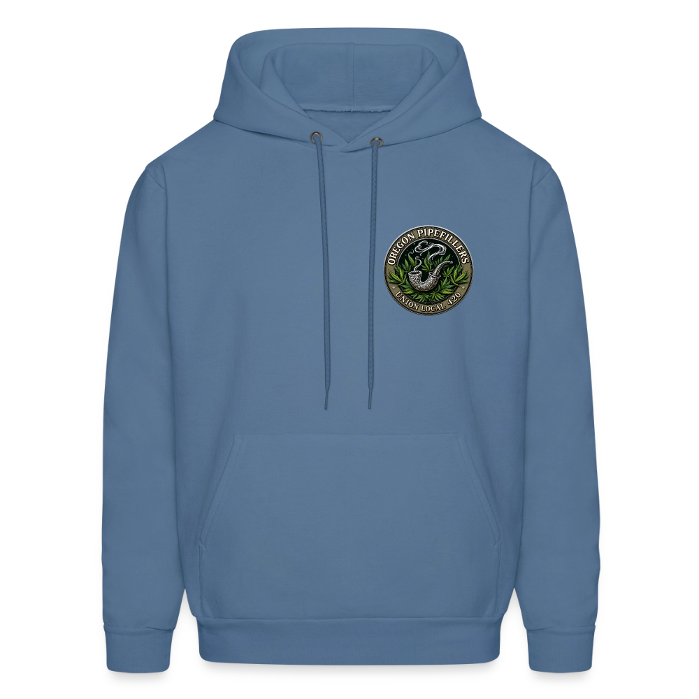 OREGON PIPEFILLERS UNION LOCAL 420 Men's Hoodie - denim blue