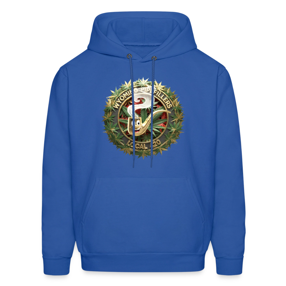 WYOMING PIPEFILLERS LOCAL 420 Men's Hoodie - royal blue