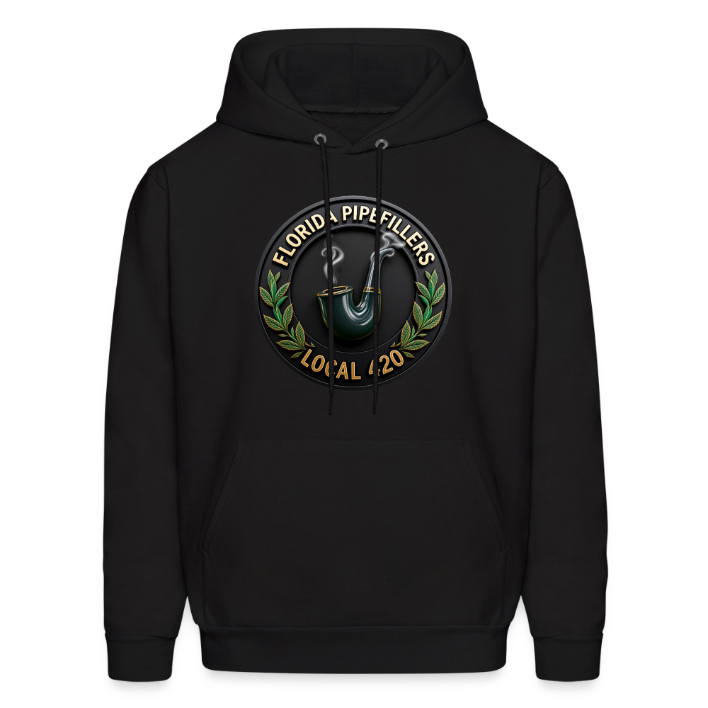 FLORIDA PIPEFILLERS LOCAL 420 F/B DESIGN Men's Hoodie - black