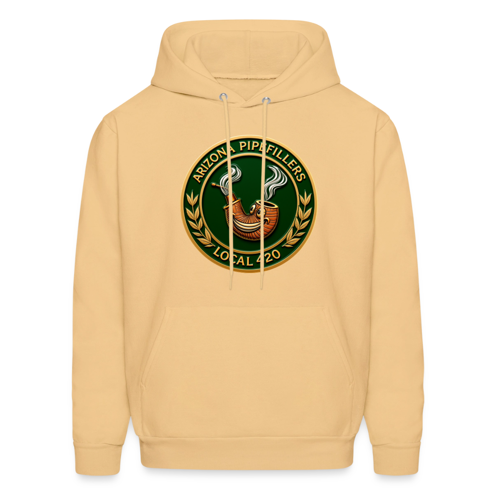 ARIZONIA PIPEFILLERS LOCAL 420 F/B DESIGN Men's Hoodie - light gold 