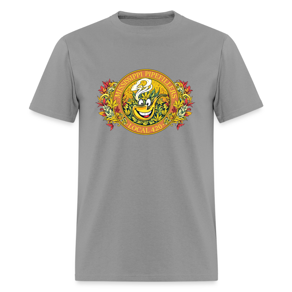 MISSISSIPPI PIPEFILLERS LOCAL 420 F/B DESIGNS Men's T-Shirt - rock