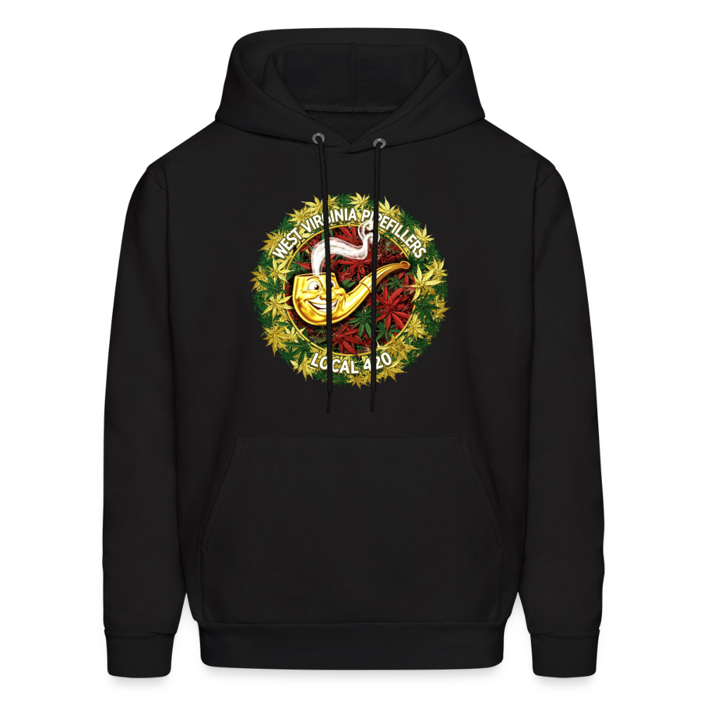 WEST VIRGINIA PIPIEFILLERS LOCAL 420 Men's Hoodie - black