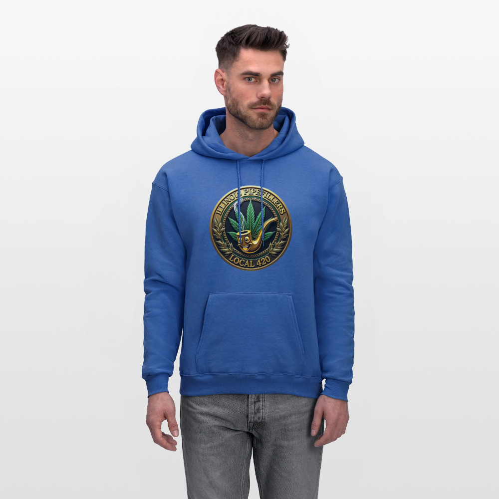 ILLINOIS PIPEFILLERS LOCAL 420 Men's Hoodie - royal blue