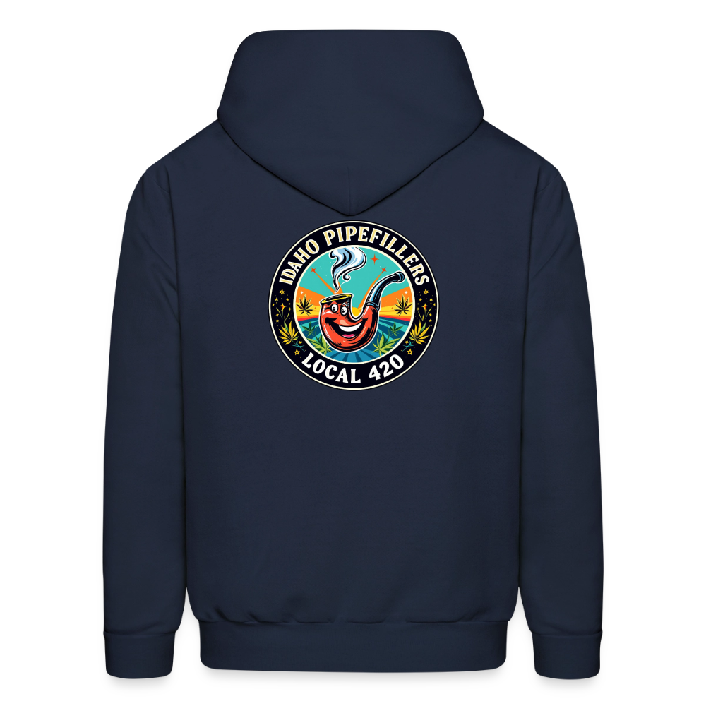 IDAHO PIPEFILLERS LOCAL 420 F/B DESIGN Men's Hoodie - navy