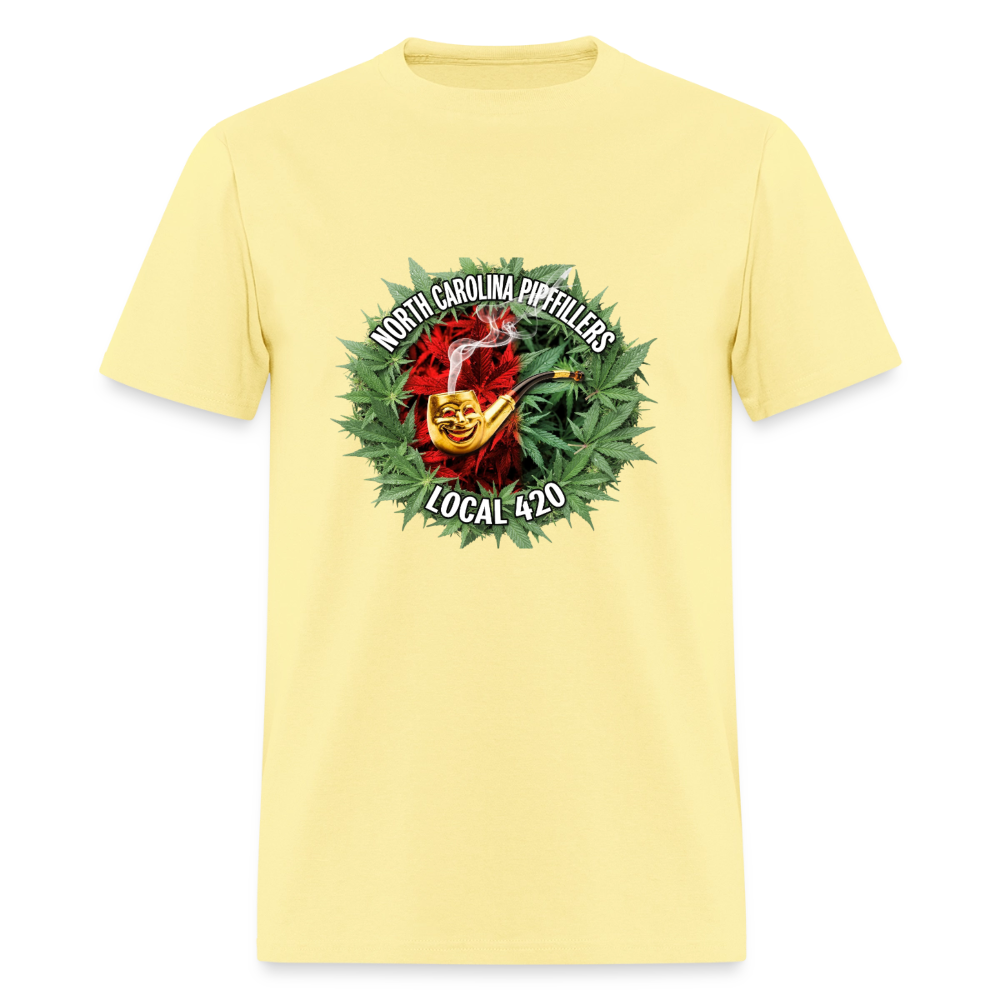 NORTH CAROLINA PIPEFILLERS LOCAL 420 Men's T-Shirt - cornsilk