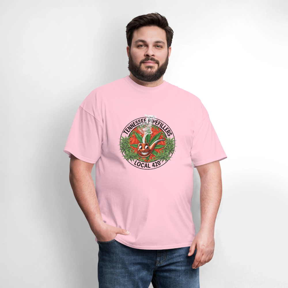 TENNESSEE PIPEFILLERS LOCAL 420 Men's T-Shirt - pink