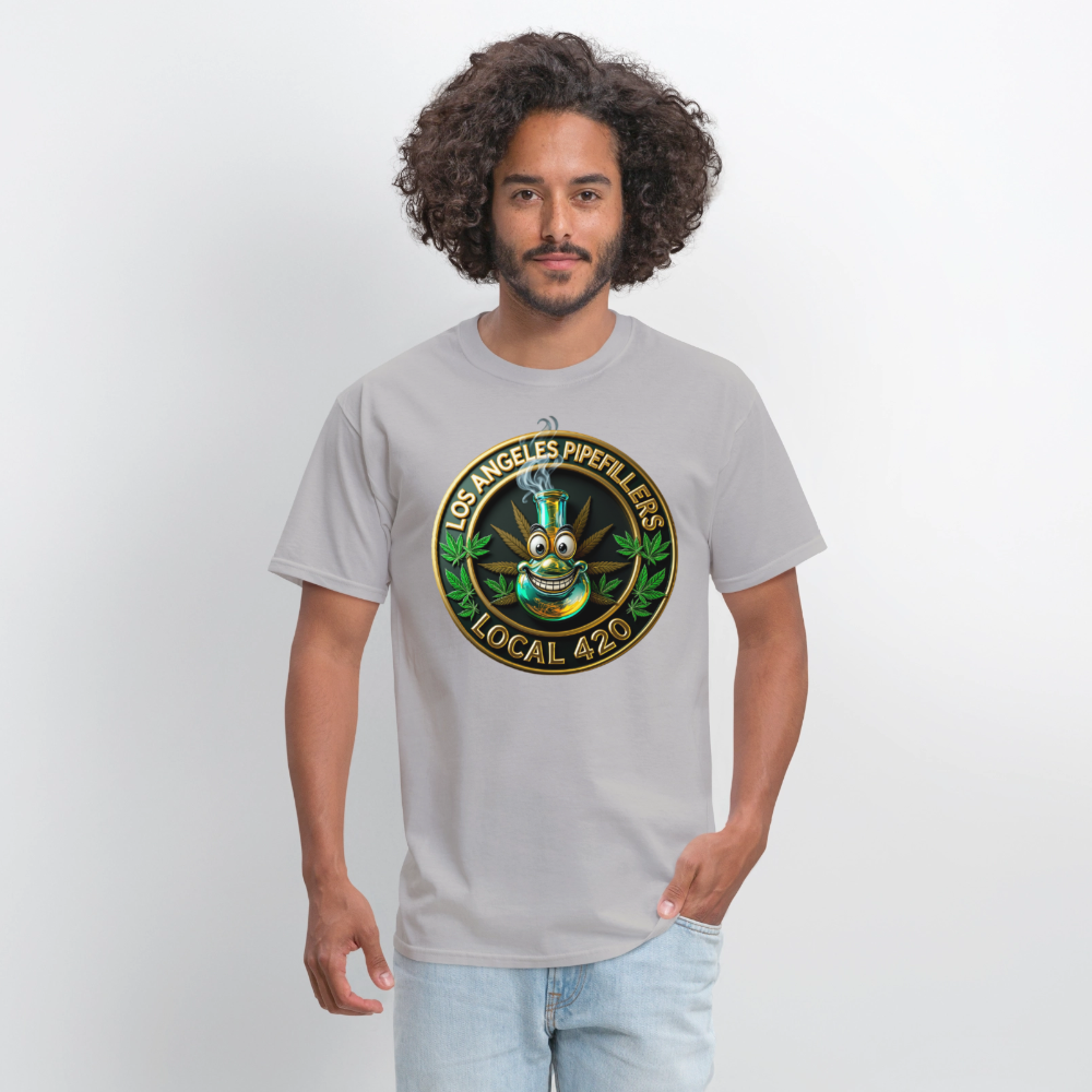 LOS ANGLES PIPEFILLERS LOCAL 420 Men's T-Shirt - rock