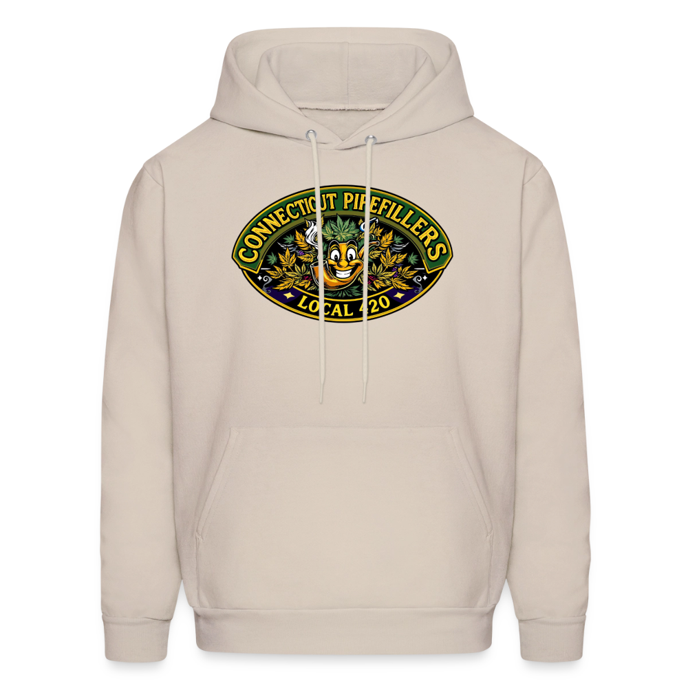 CONNECTICUT PIPEFILLERD LOCAL 420 F/B DESIGN Men's Hoodie - Sand