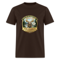 NEW ENGLAND PIPEFILLERS UNION LOCAL 420 "HERBIE THE HERBIVORE" Men's T-Shirt - brown
