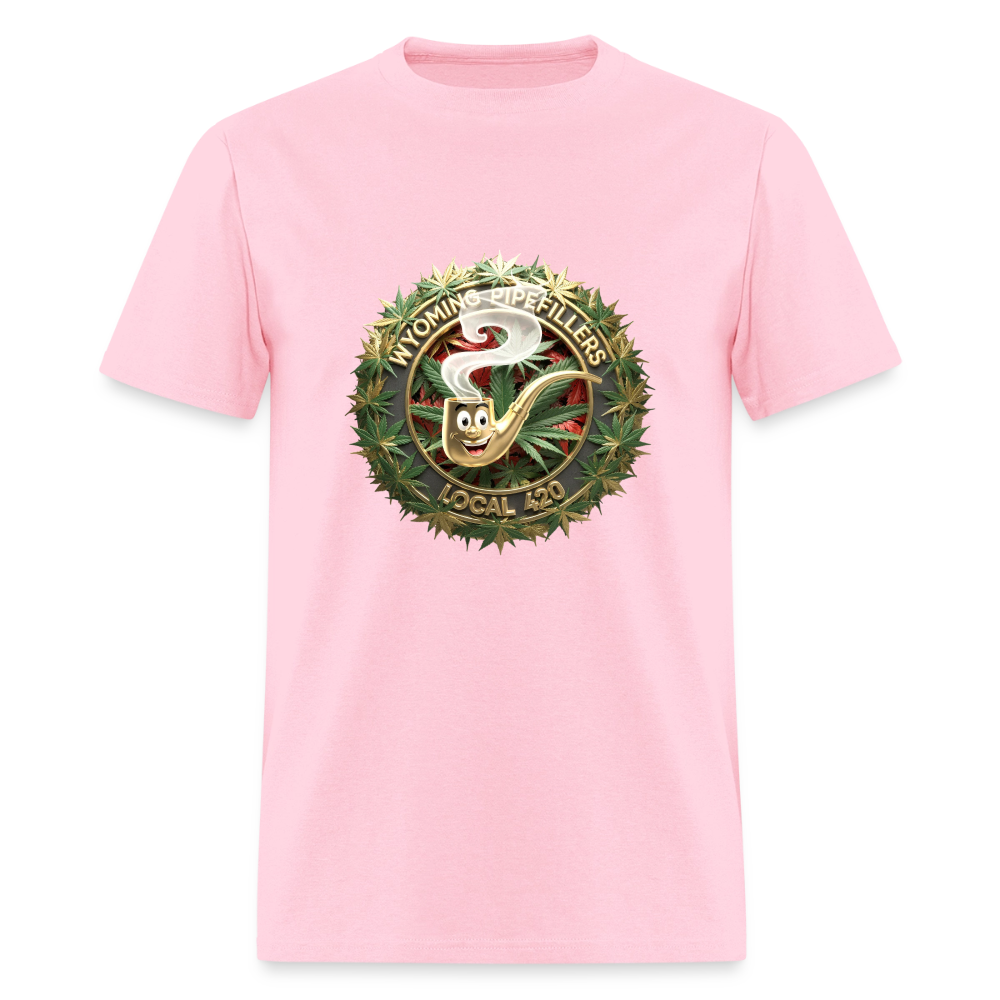 WYOMING PIPEFILLERS LOCAL 420 Men's T-Shirt - pink