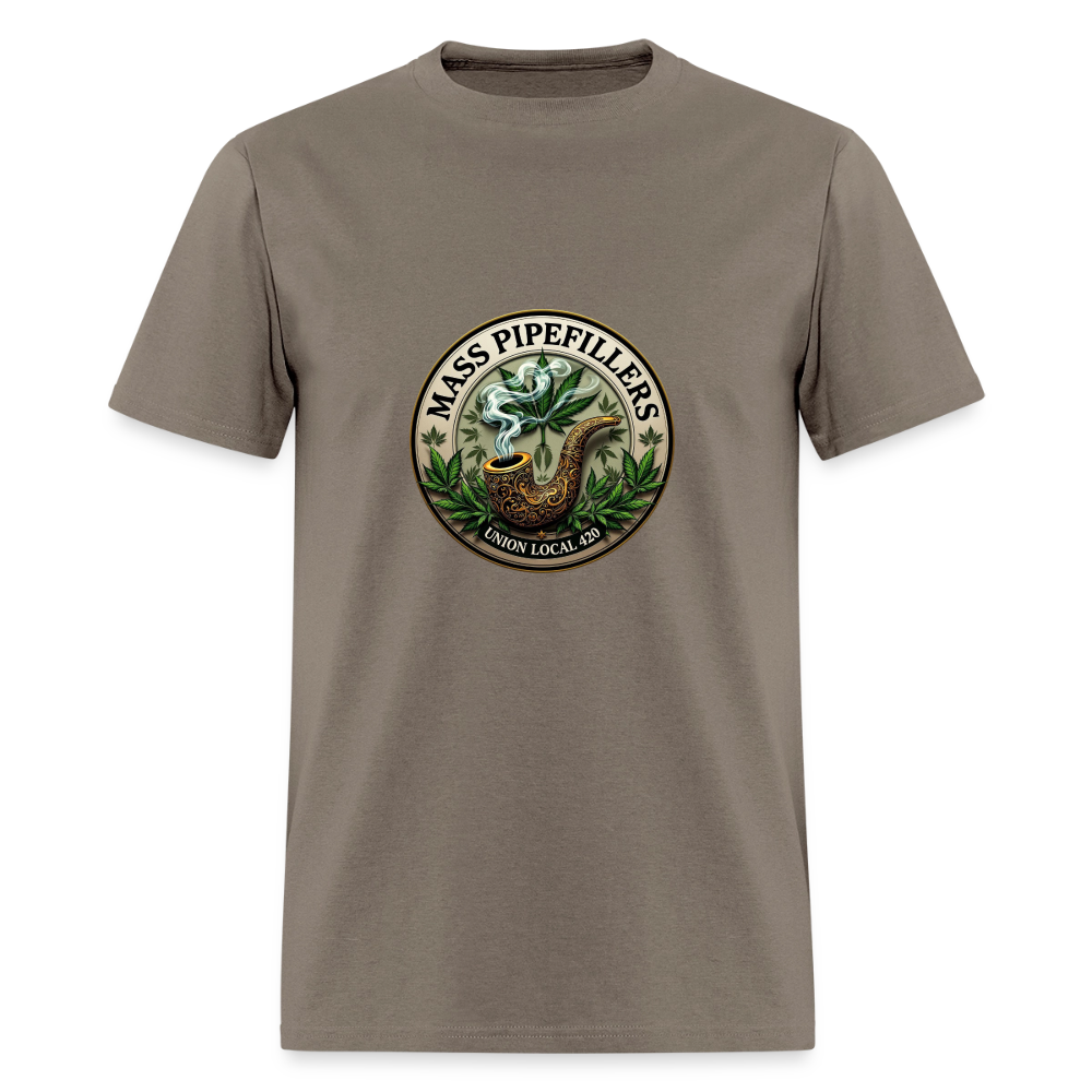 MASS PIPEFILLERS UNION LOCAL 420 Men's T-Shirt - safari