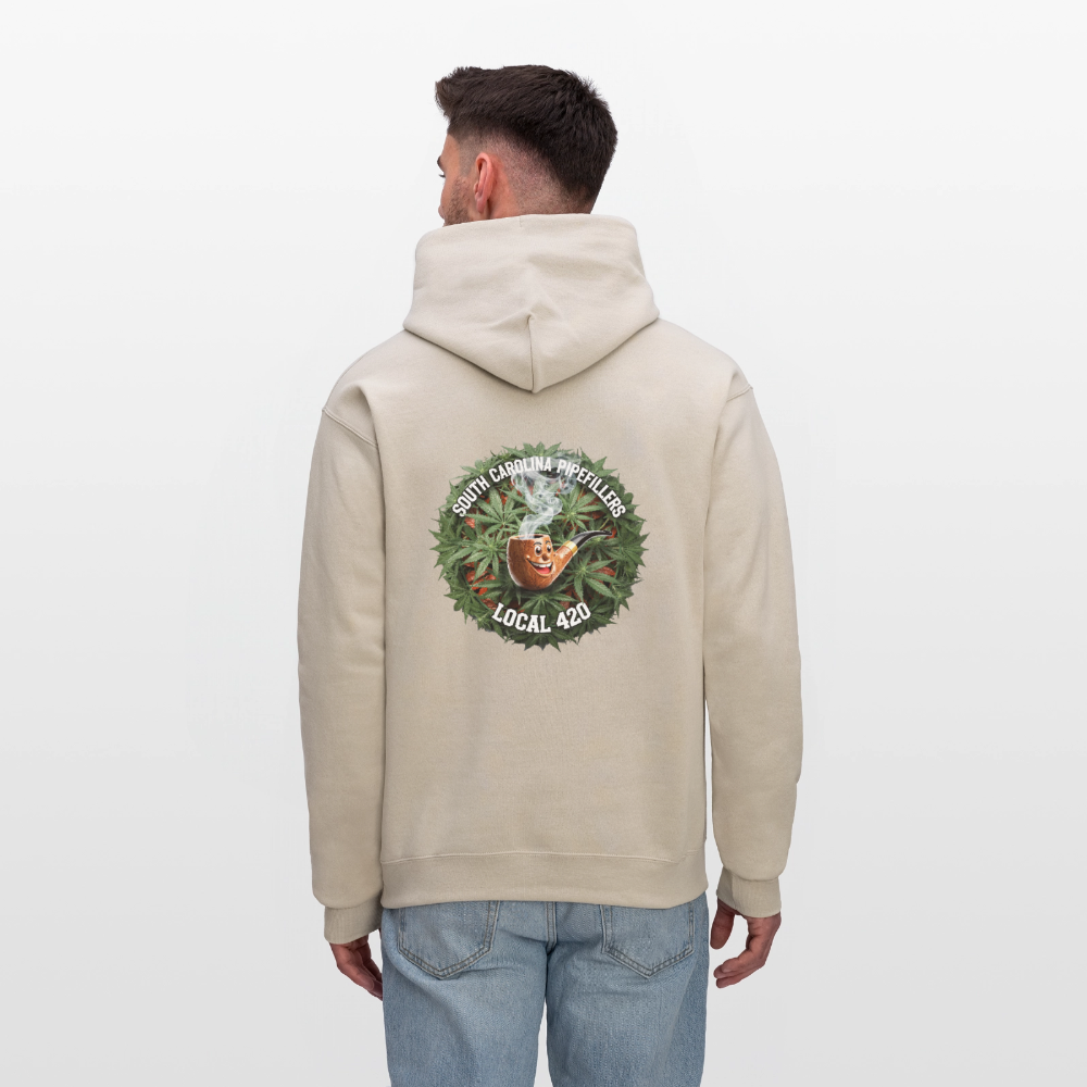 SOUTH CAROLINA PIPEFILLERS LOCAL 420 F/B DESIGN Men's Hoodie - Sand