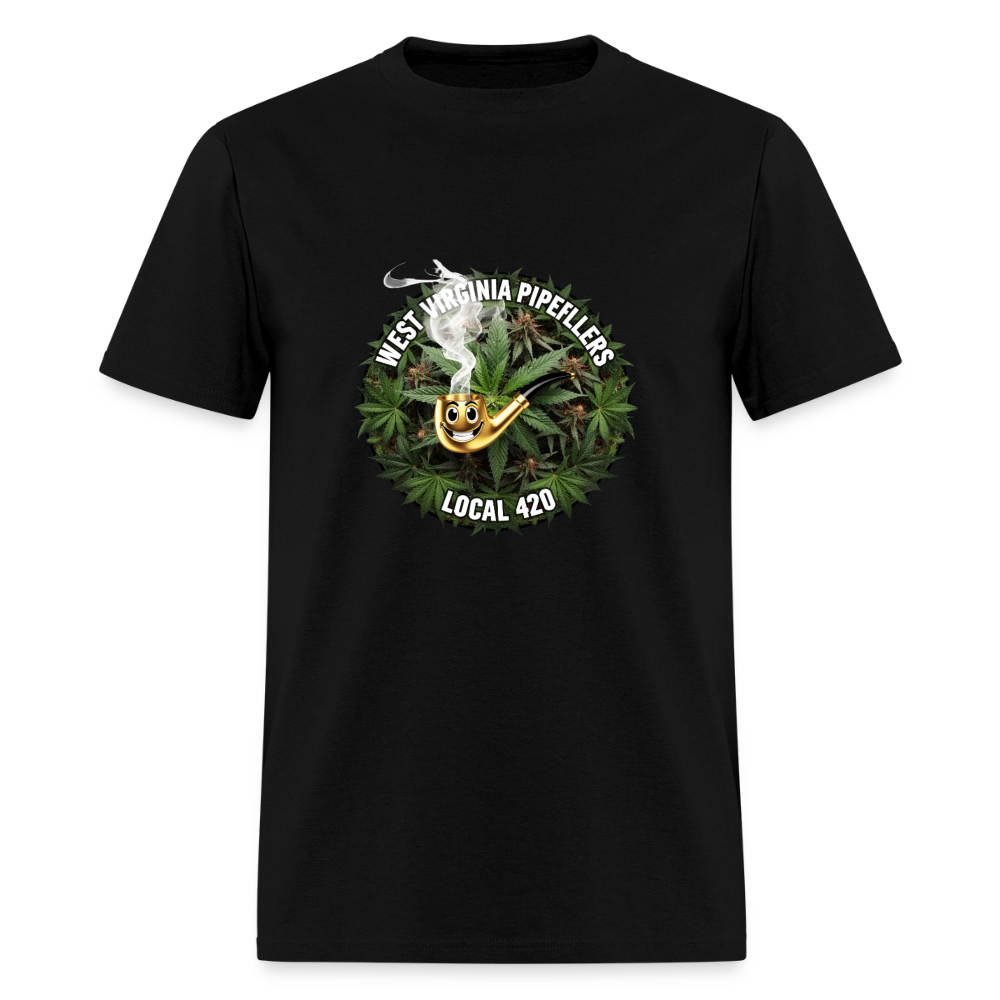 WEST VIRGINIA PIPEFILLERS LOCAL 420 Men's T-Shirt - black