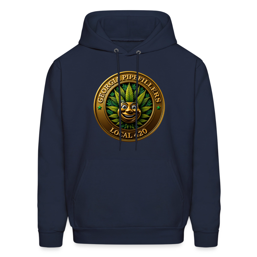 GEORGIA PIPEFILLERS LOCAL 420 Men's Hoodie - navy