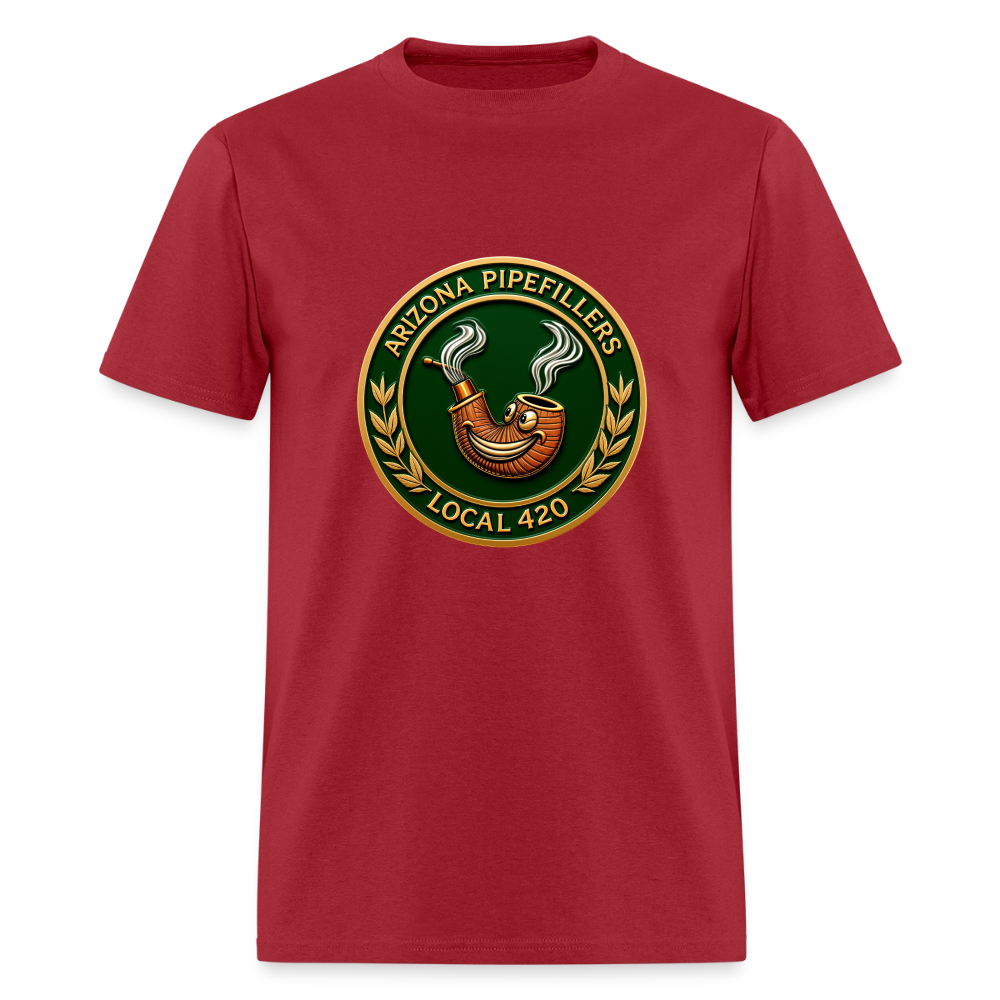 ARIZONIA PIPEFILLERS LOCAL 420 F/B DESIGN Men's T-Shirt - true red