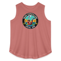 IDAHO PIPEFILLERS LOCAL 420 Women's Curvy Relaxed Tank Top - mauve