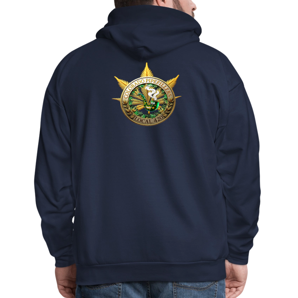 COLORADO PIPEFILLERS LOCAL 420 Men's Hoodie - navy