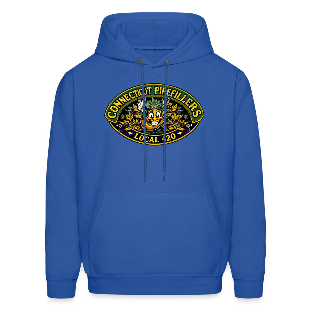 CONNECTICUT PIPEFILLERD LOCAL 420 F/B DESIGN Men's Hoodie - royal blue