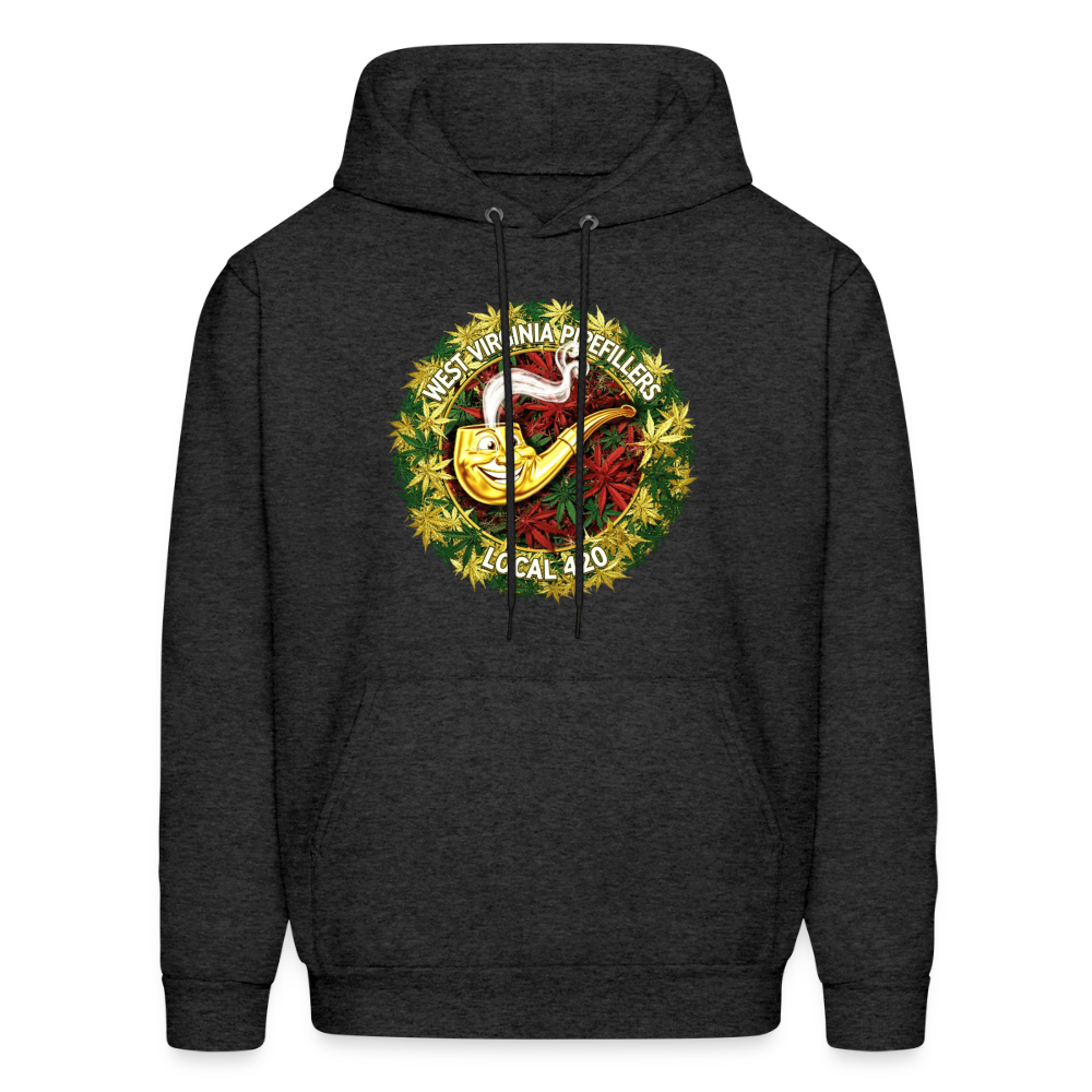 WEST VIRGINIA PIPIEFILLERS LOCAL 420 Men's Hoodie - charcoal grey