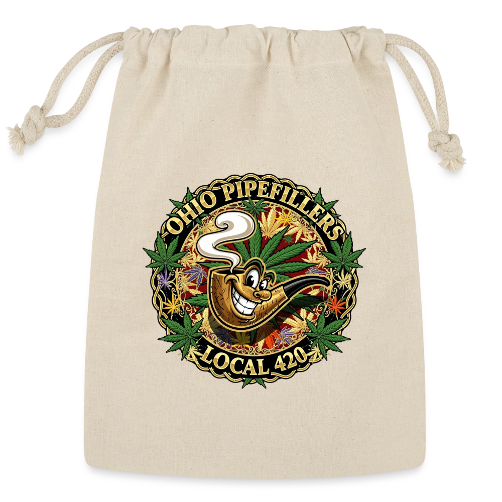OHIO PIPEFILLERS LOCAL 420 Reusable Gift Bag - Natural
