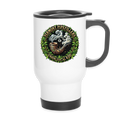 VERMONT PIPEFILLERS LOCAL 420 14oz Stainless Steel Travel Mug - white