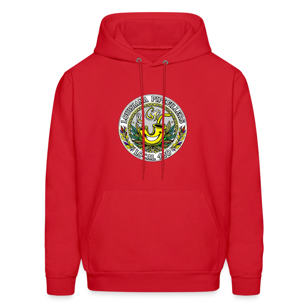 LOUISIANA PIPEFILLERS LOCAL 420 Men's Hoodie - red