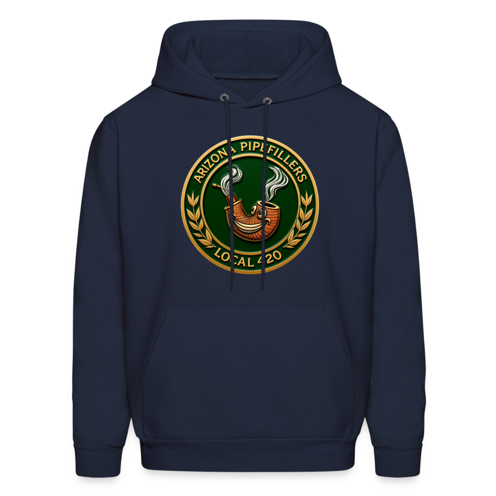 ARIZONIA PIPEFILLERS LOCAL 420 F/B DESIGN Men's Hoodie - navy