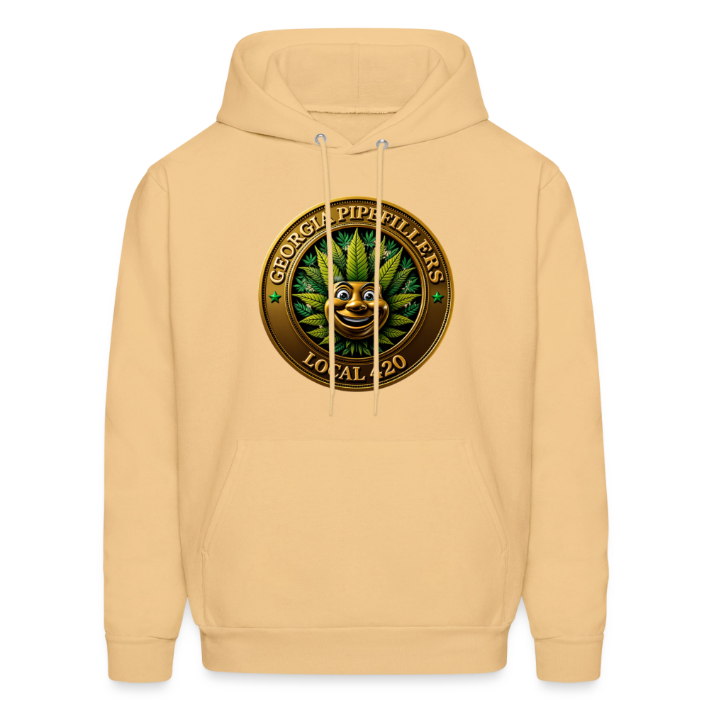 GEORGIA PIPEFILLERS LOCAL 420 Men's Hoodie - light gold 