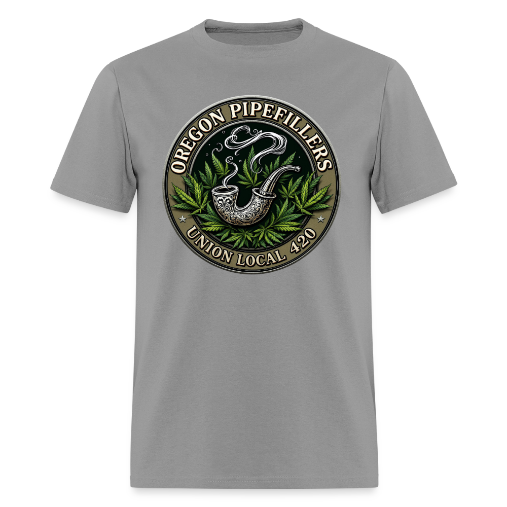 OREGON PIPEFILLERS LOCAL 420 Men's T-Shirt - rock