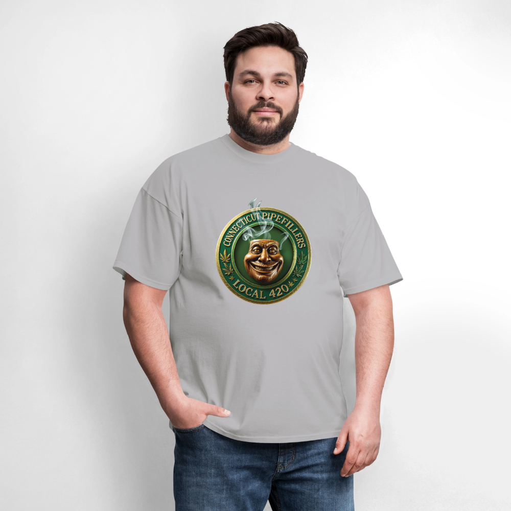 CONNECTICUT PIPEFILLERS LOCAL 420 DESIGN Men's T-Shirt - rock