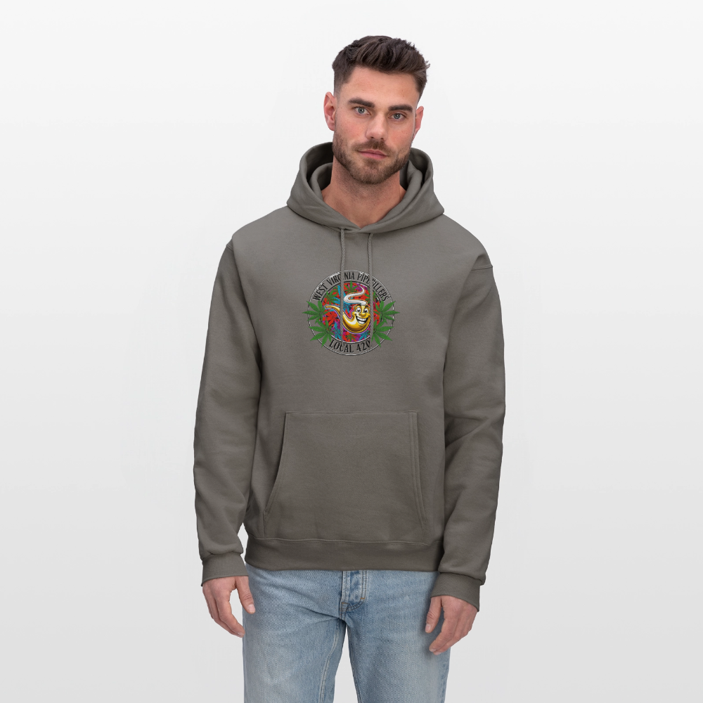 WEST VIRGINIA  PIPEFILLERS LOCAL 420 Men's Hoodie - asphalt gray