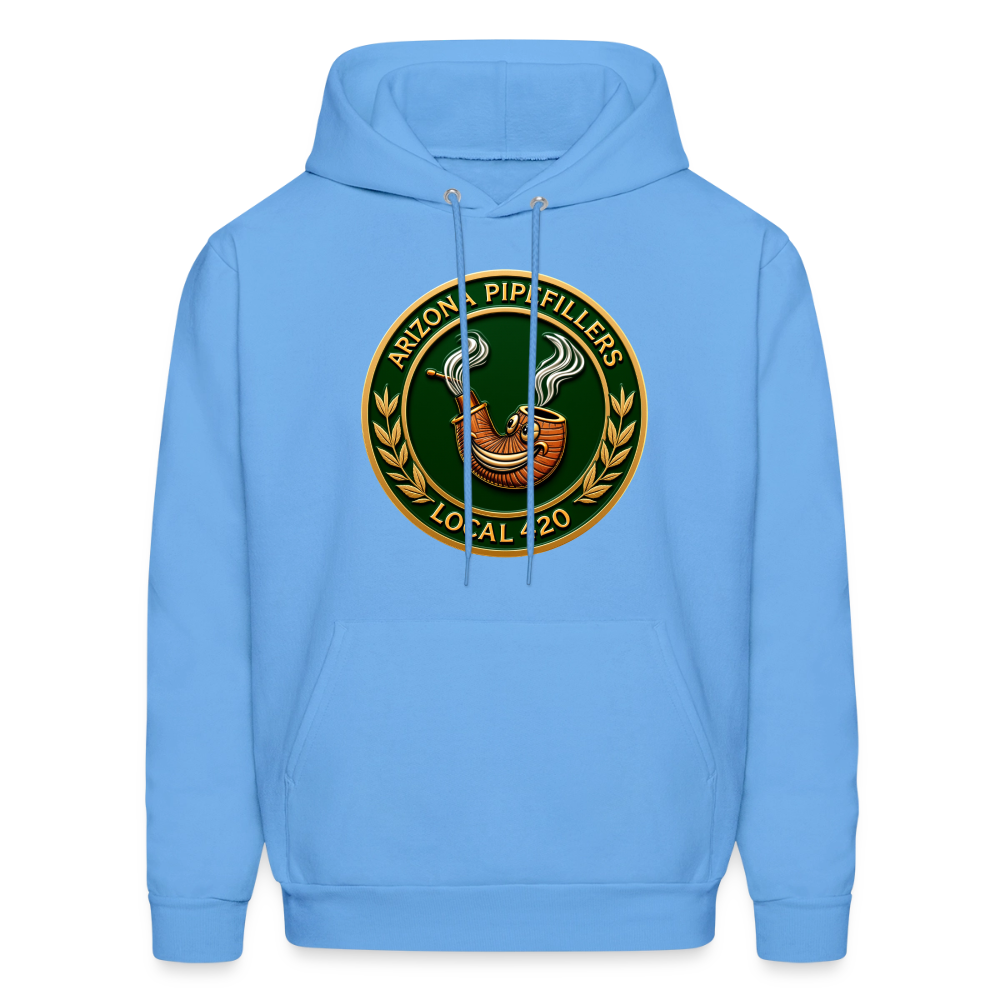 ARIZONIA PIPEFILLERS LOCAL 420 Men's Hoodie - carolina blue
