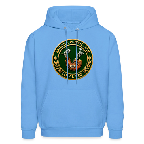 ARIZONIA PIPEFILLERS LOCAL 420 Men's Hoodie - carolina blue