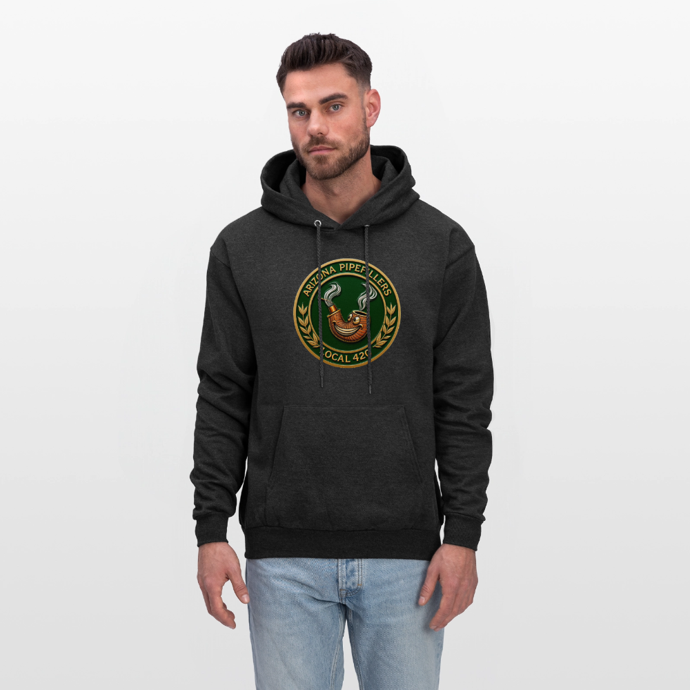 ARIZONIA PIPEFILLERS LOCAL 420 F/B DESIGN Men's Hoodie - charcoal grey