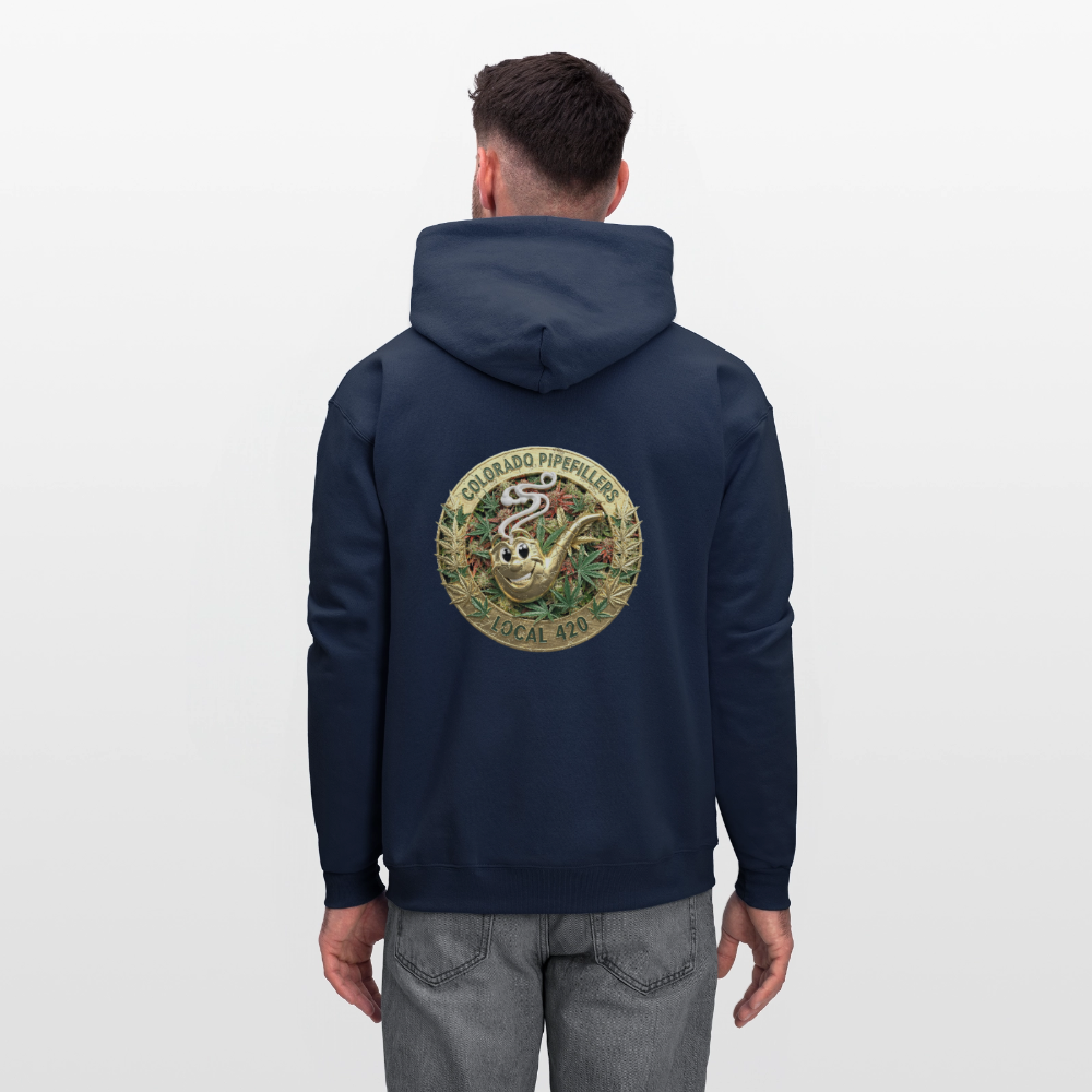 COLORADO PIPEFILLERS LOCAL 420 Men's Hoodie - navy