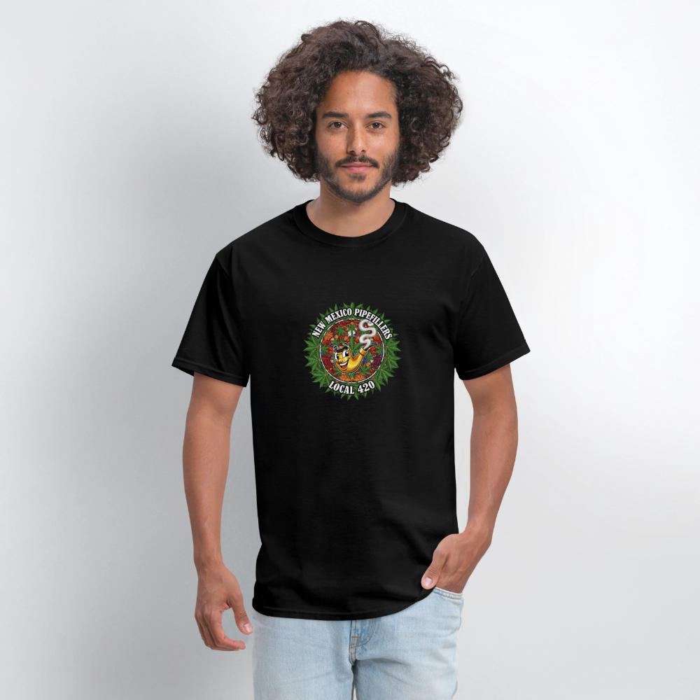 NEW MEXICO PIPEFILLERS LOCAL 420 MEN'S T-Shirt - black