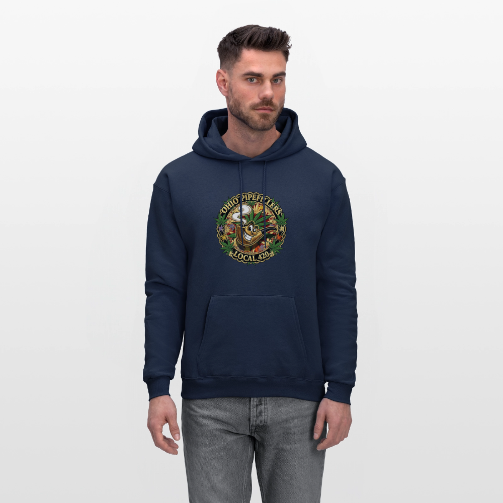 OHIO PIPEFILLERS LOCAL 420 Men's Hoodie - navy