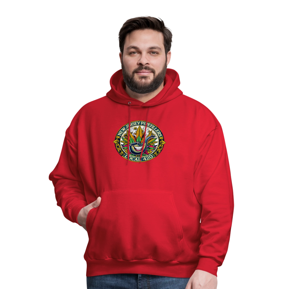 NEW JERSEY PIPEFILLERS LOCAL 420 Men's Hoodie - red