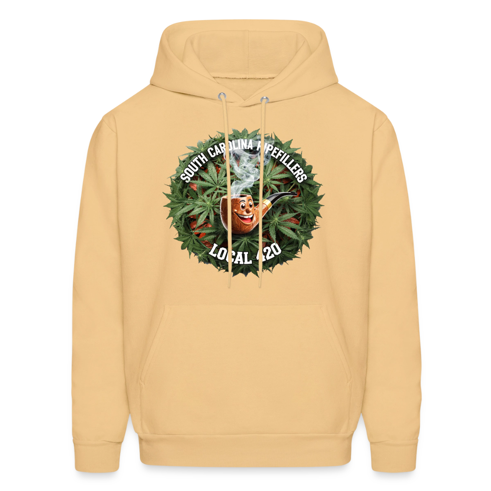 SOUTH CAROLINA PIPEFILLERS LOCAL 420 F/B DESIGN Men's Hoodie - light gold 