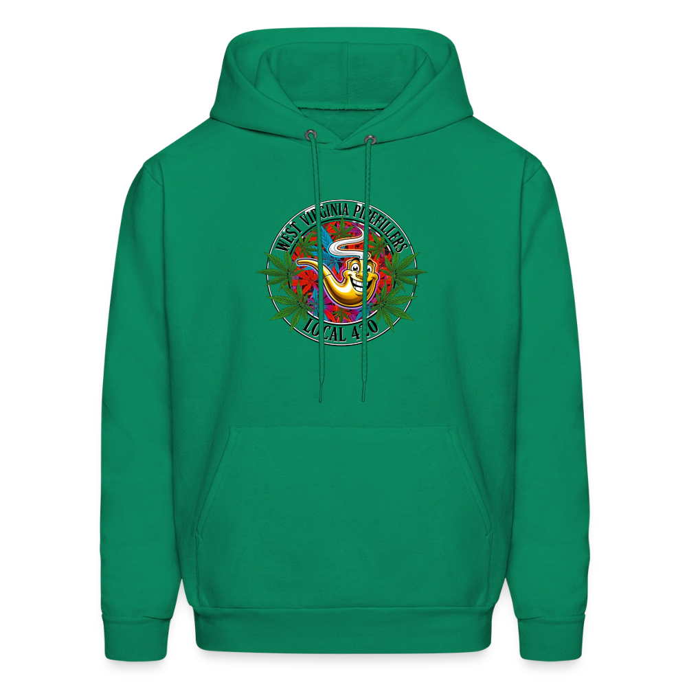 WEST VIRGINIA  PIPEFILLERS LOCAL 420 Men's Hoodie - kelly green