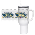 ROLL ME A BLUNT 40oz Stainless Seel Travel Tumbler - white