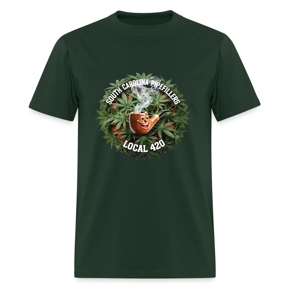 SOUTH CAROLINA PIPEFILLERS LOCAL 420 Men's T-Shirt - forest green