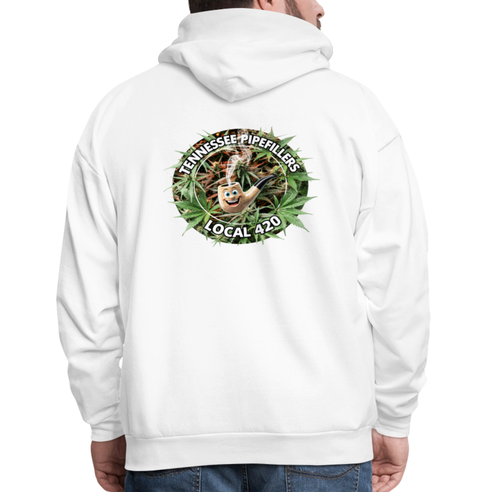 TENNESSEE PIPEFILLERS LOCAL 420 F/B DESIGN Men's  Hoodie - white